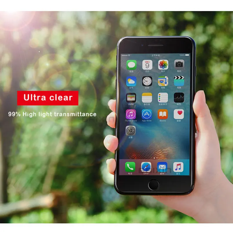Защитная пленка на экран из закаленного стекла для iPhone 11 11r Pro Xs Max XR 8 5 6 6s 5c SE X 10 plus 7