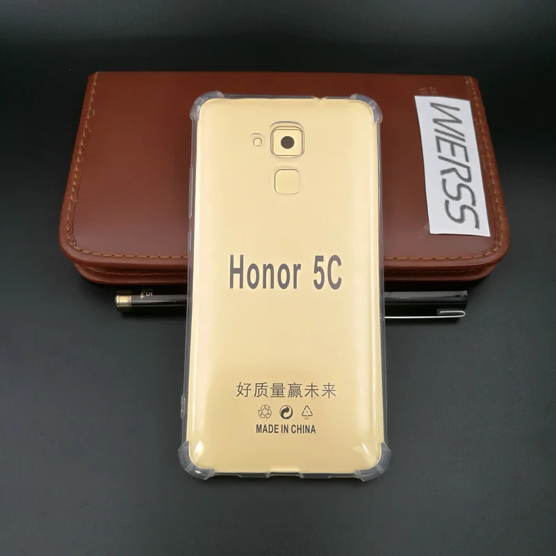 for Huawei GR5 mini Anti-knock Phone Case GT3 NMO-L22 NMO-L31 Honor 5C Transparent Back cover fundas | Мобильные телефоны и