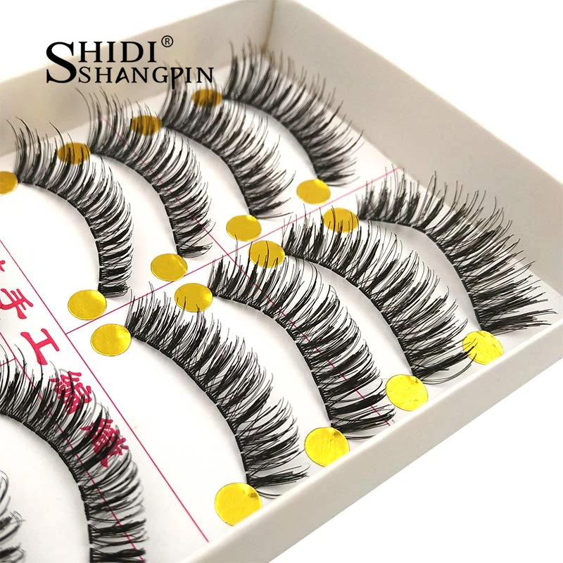 Верхние перекрещивающиеся накладные ресницы Женские Накладные для домашней