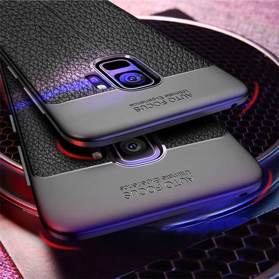 Карбоновый чехол для Samsung Galaxy Note 8 S8 Plus кожаный мягкий из ТПУ S7 Edge A3 A5 A7 2017 J5 J7 2016