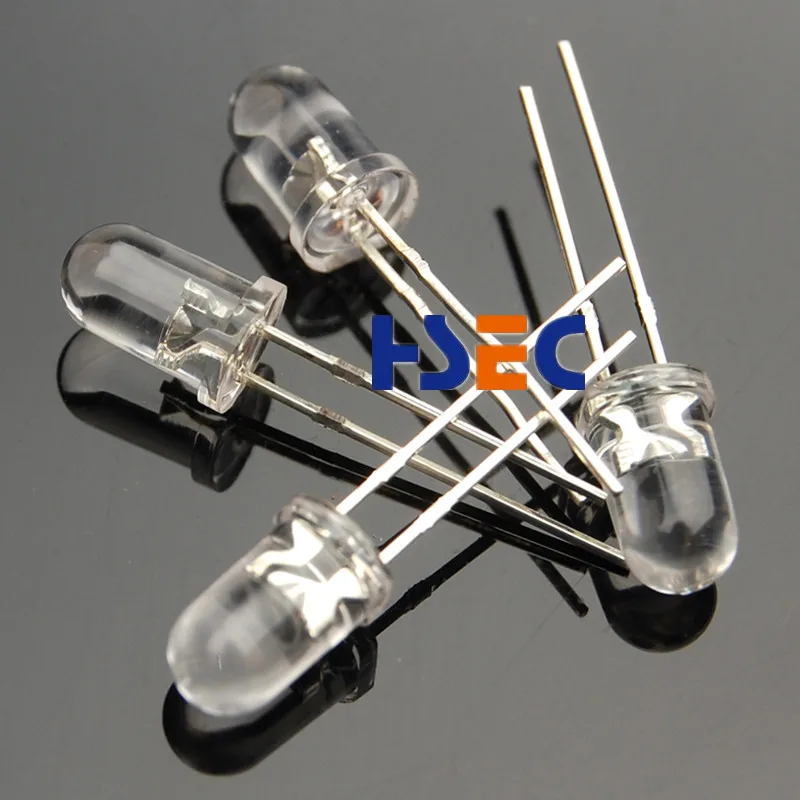 Светодиодная лента 1000 шт. 5 мм теплый белый светодиод круглые светодиодные лампы