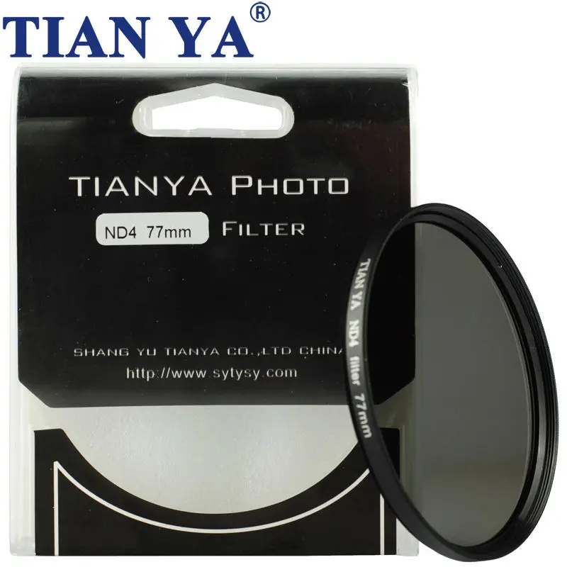 Фильтр для объектива TIANYA 49 52 55 58 62 67 72 77 82 мм ND8 ND4 nd оптическое стекло нейтральной