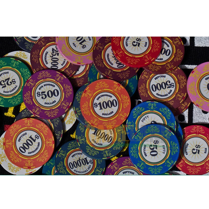 Керамические фишки для покера в стиле Персии иранский дизайн 40*3 мм 10 г|poker chip set|chip