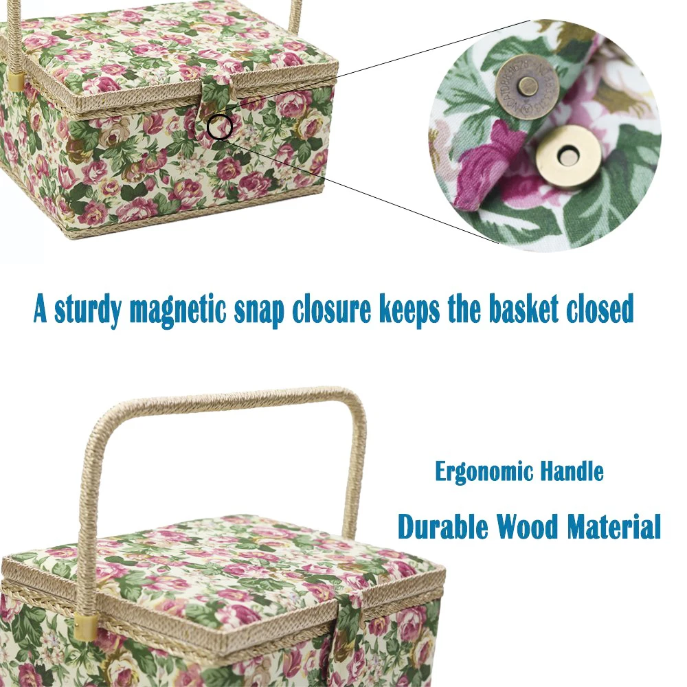 Швейные инструменты ящик для хранения швейных принадлежностей покрытый