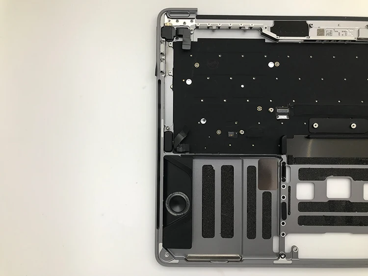 Космический серый ноутбук A1706 Топ чехол+ испанская клавиатура для MacBook Pro retina 1" Touch Bar A1706 Упор для рук год