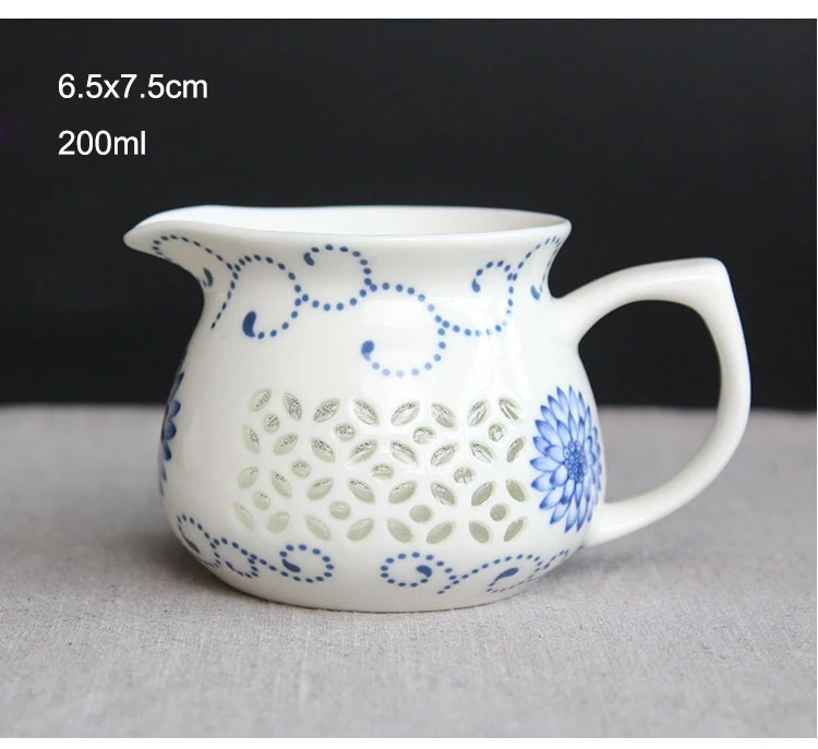 Китай (материк) уникальный ажурный Gongfu Чай чашки Dehua керамика чашка ручной