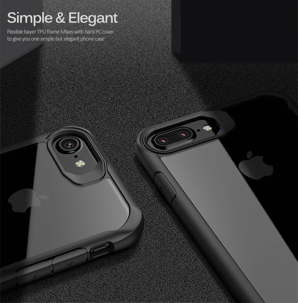Чехол iPaky для iPhone 7/7 Plus красный чехол 6 6S из мягкого силикона ТПУ Жесткий ПК
