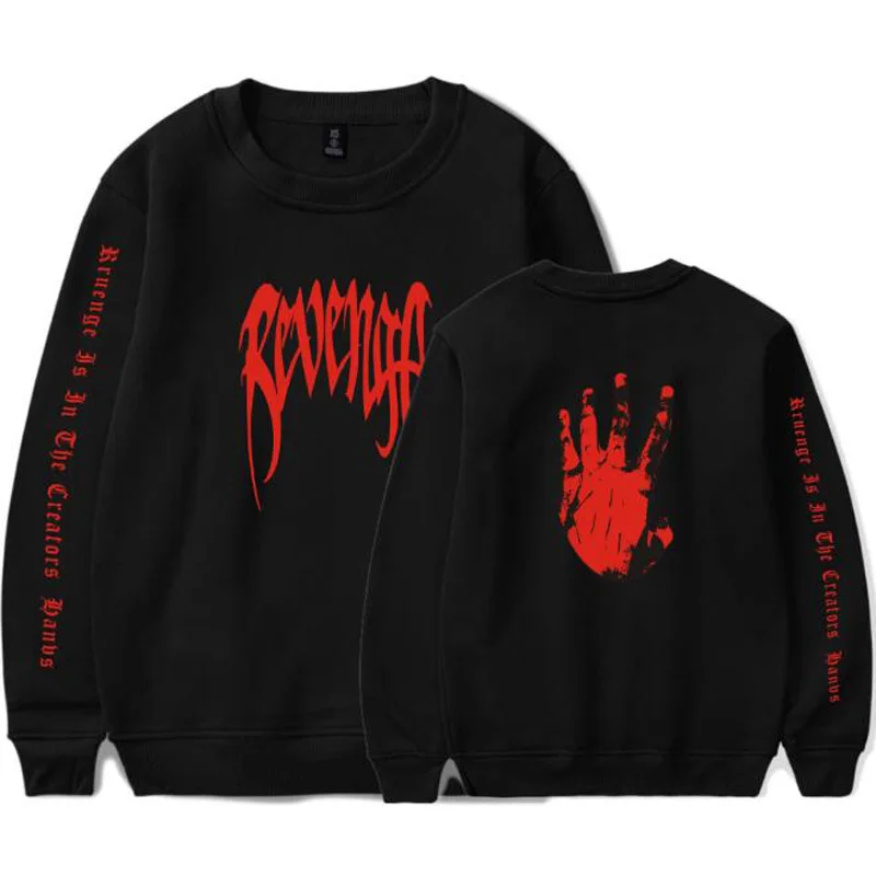 Толстовка Sudadera xxxtentacion в стиле хип-хоп повседневный пуловер с круглым вырезом и