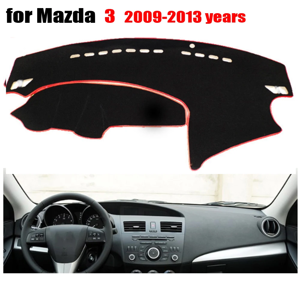 Приборная панель автомобиля покрывает коврик для MAZDA 3 2009-2013 лет левосторонний