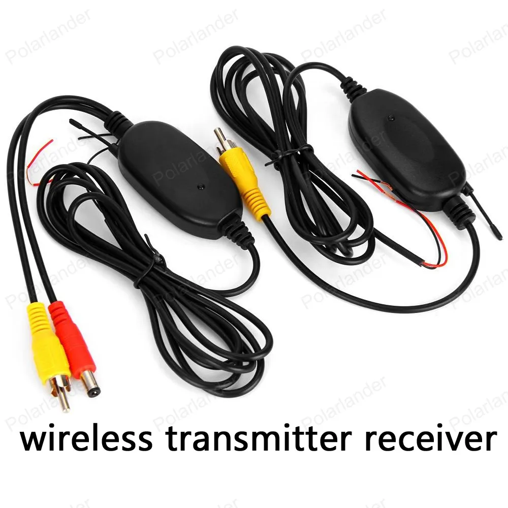 

factory price 2.4G Wireless RCA Video Transmitter Receiver Kit for Car DVD Monitor Rear View Camera Reverse Backup for sale