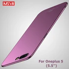 Чехол для Oneplus 5 Msvii, Ультратонкий матовый чехол для One Plus 5 T, чехол для OnePlus 5 T, жесткая задняя крышка из поликарбоната для OnePlus5, чехол для телефона s