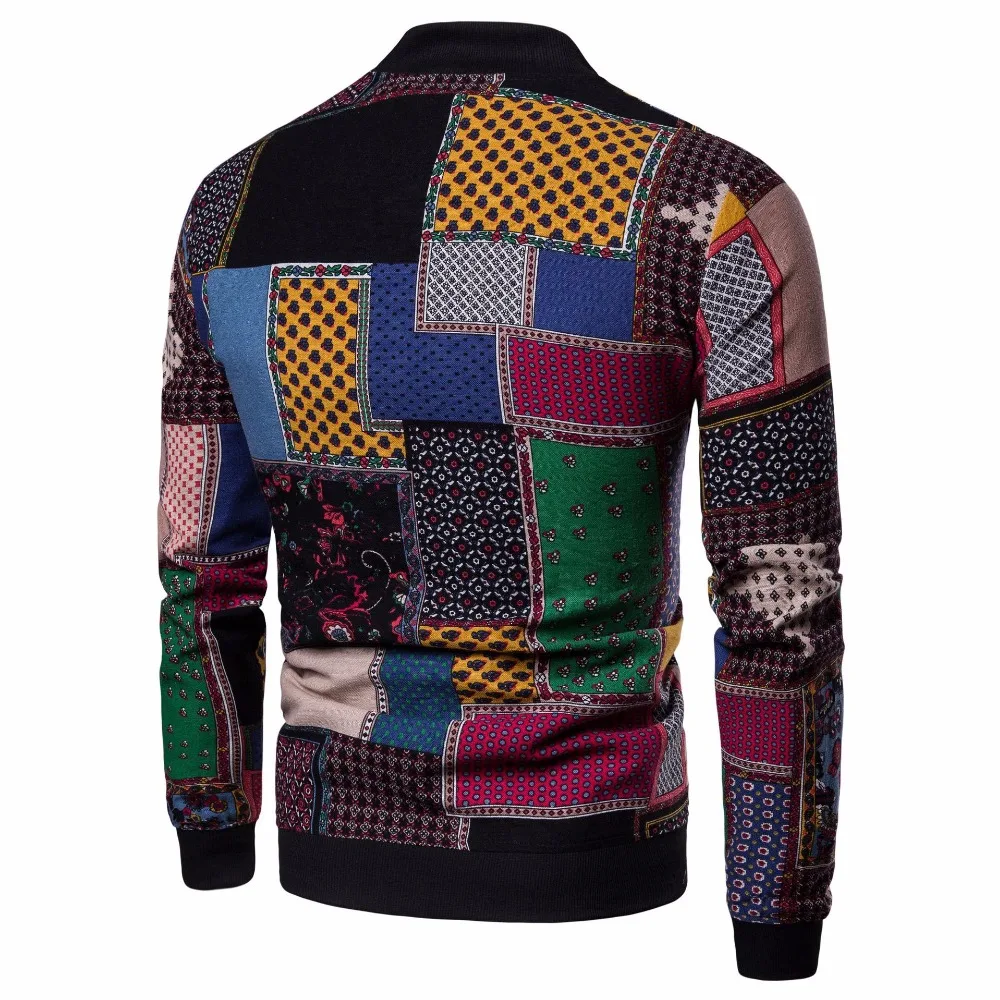 spring Fashion Linen Jacket Men Hip Hop Large Size Pilot Bomber printing Jacket Coat Men's Printing Jackets EUR Size S-2XL