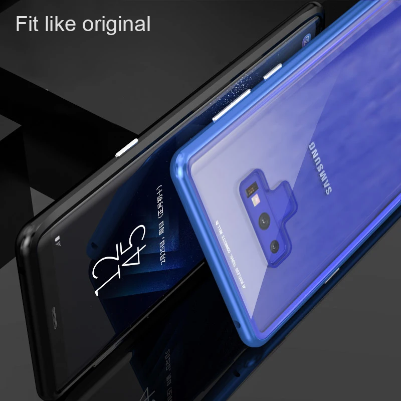 Магнитный металлический чехол CHYI 360 для Samsung Galaxy S10 на заднюю панель из