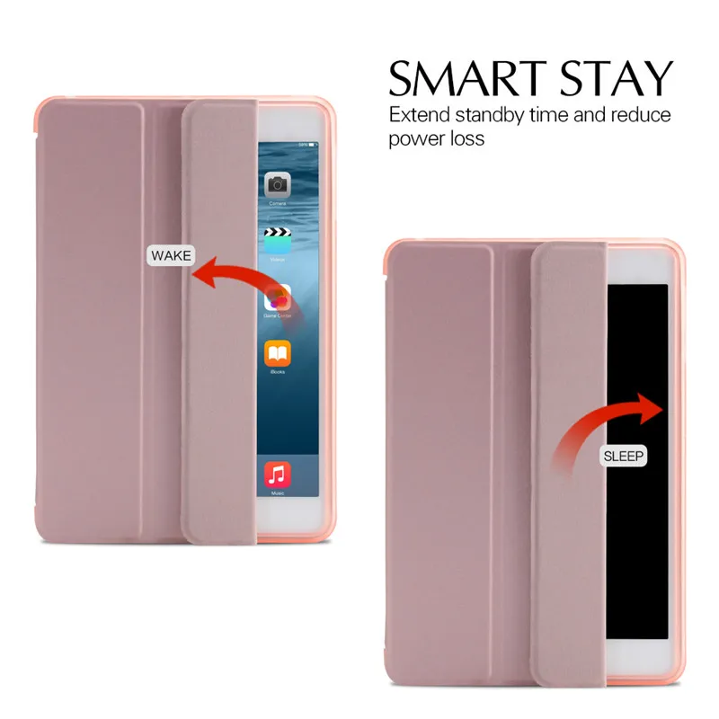 Новый ультра тонкий чехол для iPad 2018 9 7 2017 силиконовый мягкий из искусственной
