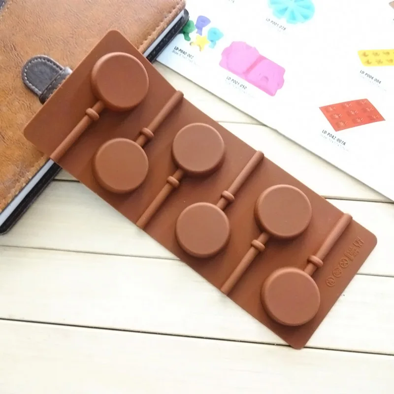 Силиконовый круглый леденец торт Шоколадное Мыло пудинг желе конфеты ледяное
