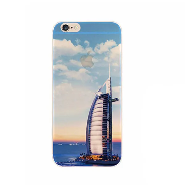 Jking New fashion For iPhone 6 6S case Ultra Thin Soft Waterproof Silicon Mountain Landscape iphone plus Case Phone Cover |