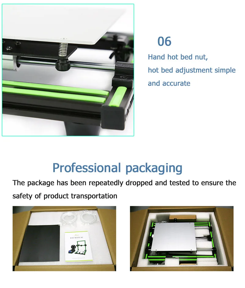 Anet E10 предсборка версия 3d принтер комплект DIY Reprap Prusa i3 3d принтер Высокая точность рабочего стола Impressora 3d принтер drucker