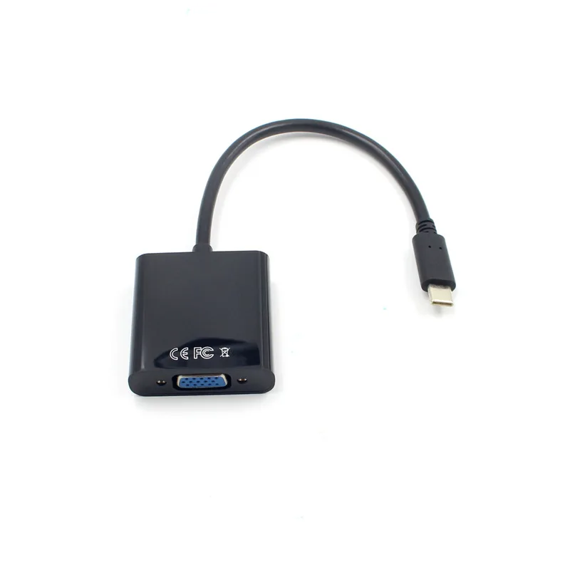 Адаптер-конвертер USB 3 1 Type-C в HDMI/VGA кабель HDMI VGA 1080P для Samsung Galaxy S9 Macbook Chromebook HDTV |