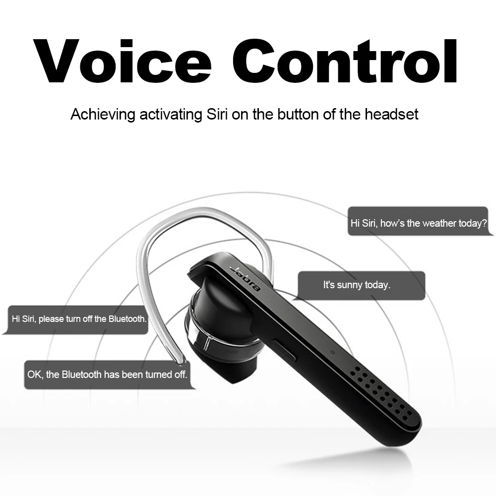 Jabra Talk 45 Bluetooth гарнитура бизнес наушники высокой четкости HD Hands-Free Звонки двойной микрофон шумоподавление портативный NFC