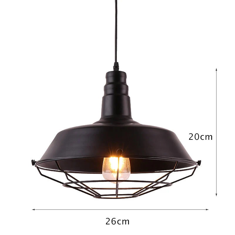 Model 12 Vintage loft American chain pendant light country restaurant heavy metals industry lamp the wind restoring ancient ways - Цвет корпуса: Model 12