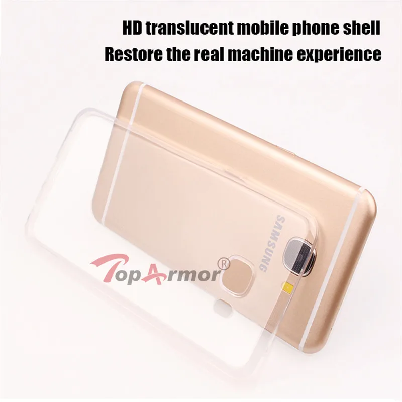 Мягкий Кристальный чехол для Samsung Galaxy C5 C7 Pro C8 C10 Xcover4 On5 On7 G360 G850 G530 E7 Note 3 4 5 8