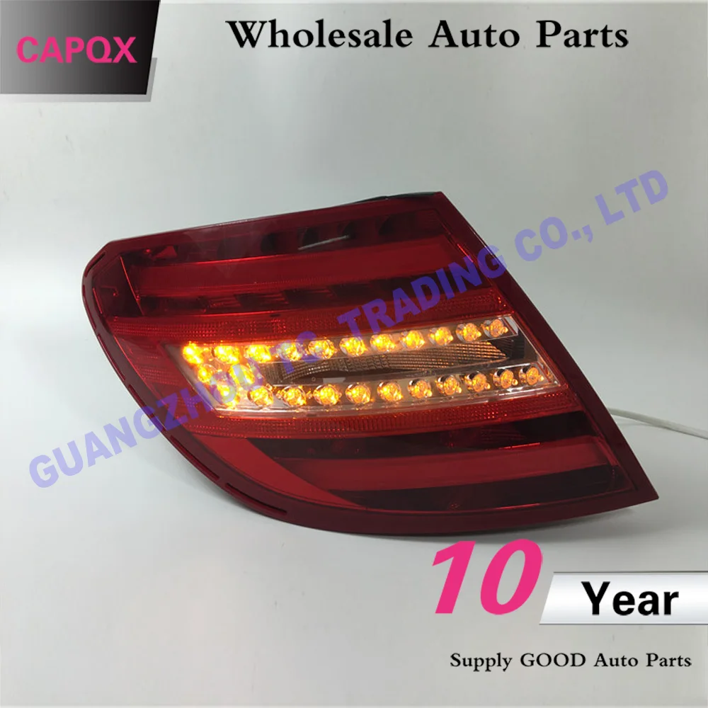 Capqx для W204 C180 C200 C250 C300 2011- автомобильные аксессуары задний светильник хвост светильник в сборе задний тормоз светильник стоп-сигнала светильник