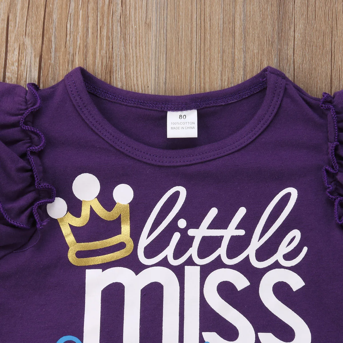 2PCS Toddler Baby Girls Kids Ruffle T-Shirt Short Sleeve Shirt Floral Wide Leg Pants Leggings Outfits Clothes Girl 1-5T | Мать и ребенок