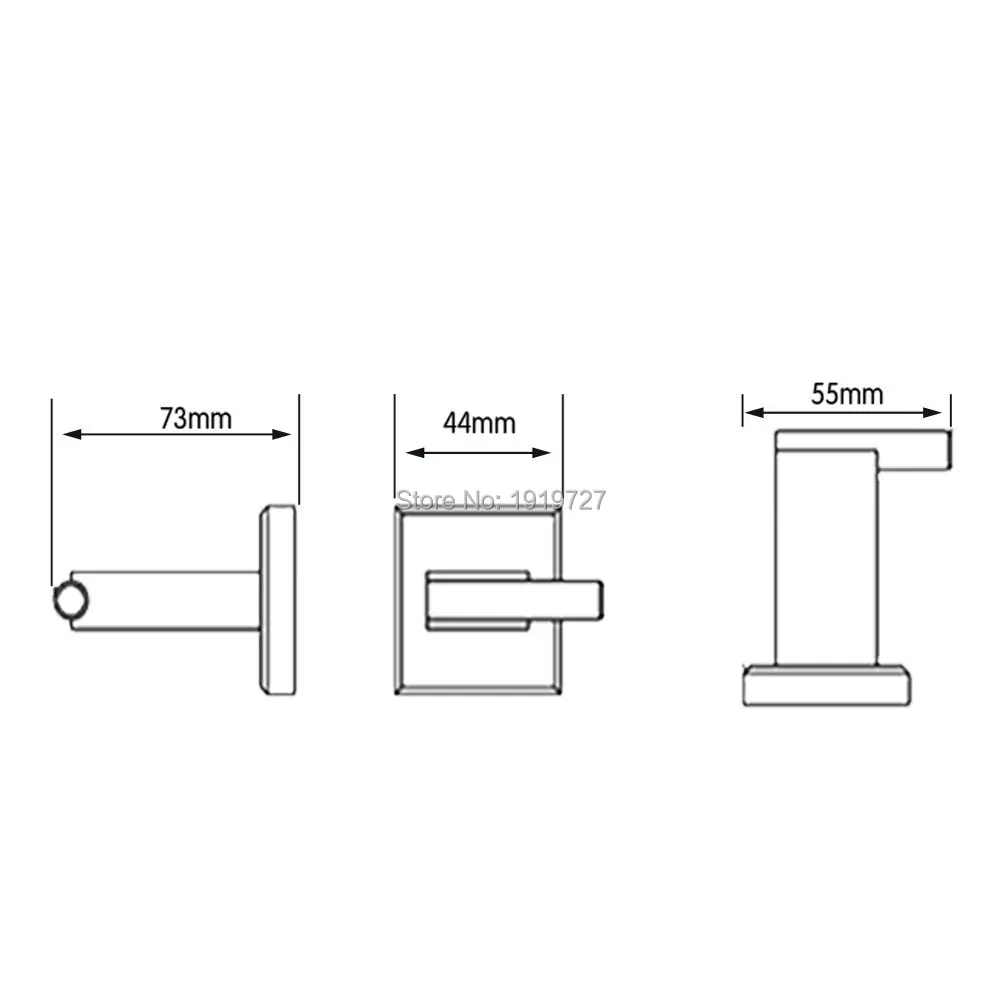 Однотонный крючок для полотенец из нержавеющей стали|hook coat hanger|hanger doorhanger velvet |