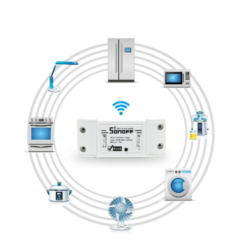 Sonoff базовое беспроводное умное дистанционное управление 5 шт. переключатель wifi