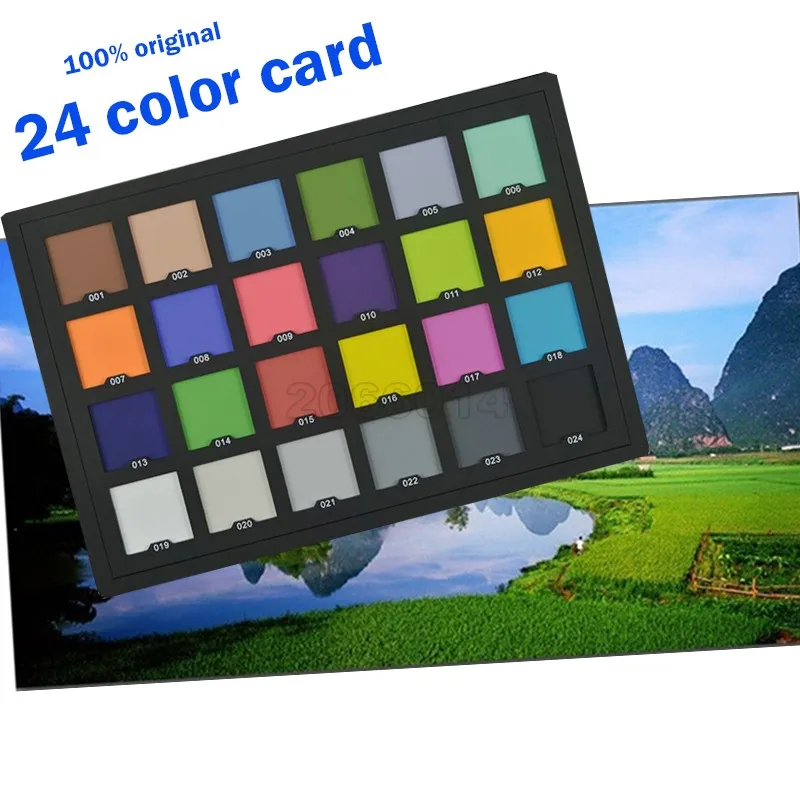 Фото Аксессуары Для Улучшенный Цифровой 24 Цвет Карты Тест Цветового Баланса