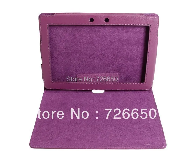 Для Asus Eee Pad Transformer TF300 TF300T Фиолетовый роскошный кожаный чехол из искусственной кожи с подставкой
