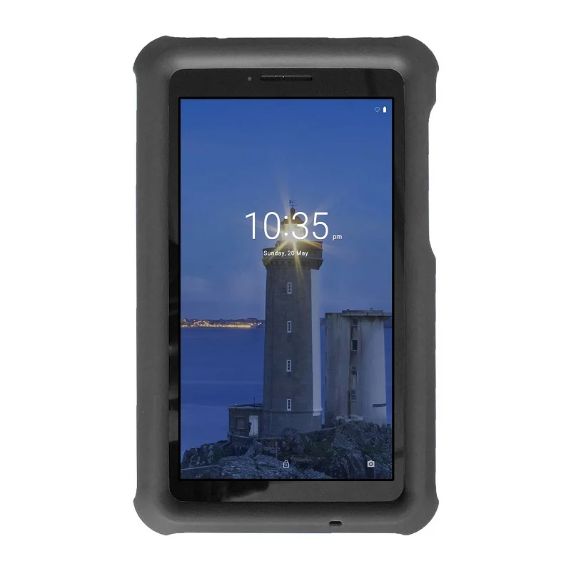 Black MingShore для lenovo Tab E7, детский Силиконовый противоударный мягкий чехол, чехол для lenovo Tab E7, 7,0 дюймов, TB-7104F, планшет, прочный Чехол - Цвет: Black