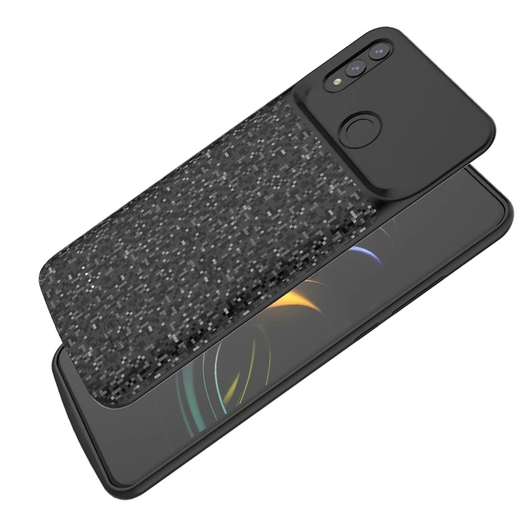 Black Ext power Силиконовый противоударный чехол для зарядного устройства s для huawei Honor 8C, запасной чехол для зарядного устройства - Цвет: Black