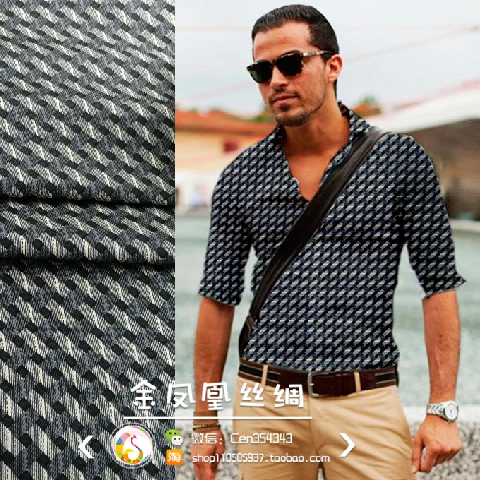 

LEO&LIN Sangpo Satin Silk Heavy Silk Fabric Cloth Fabric Fashion men's long-sleeved short-sleeved Tie 50cm