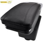 Центральной консоли ящик для хранения подлокотник подлокотника для VW Polo Mk4 2002 2003 2004 2005 2006 2007 2008 2009 аксессуары для автомобиля, украшения