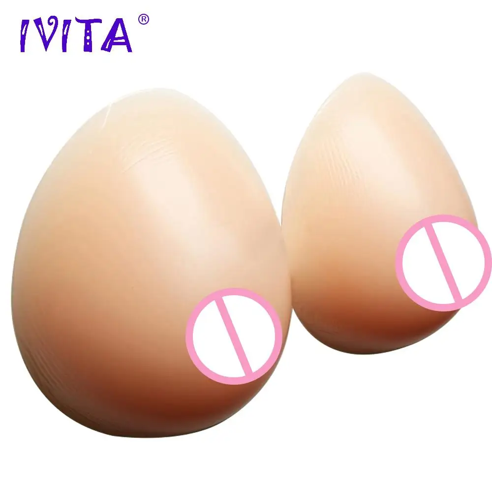 IVITA 3200 г капли воды Искусственные Силиконовые формы для груди трансвеститов