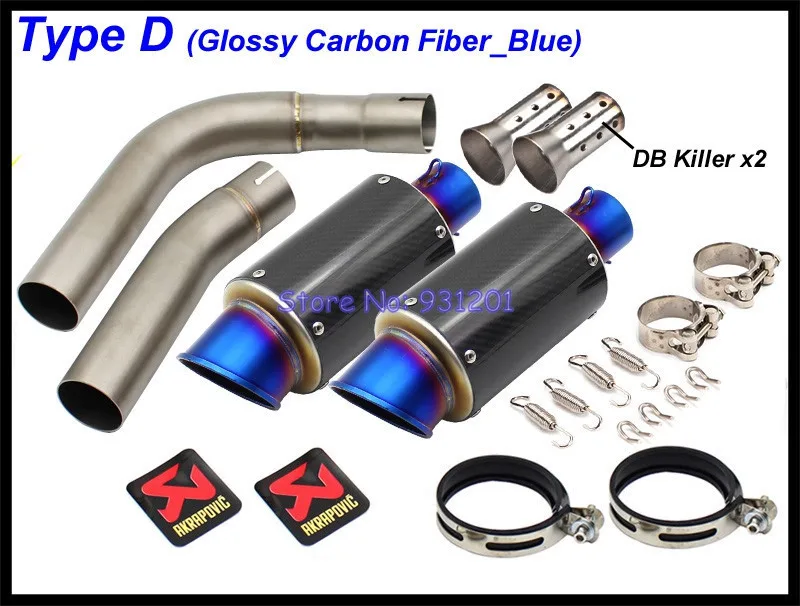 Для Yamaha R1 YZF выхлопная система без шнуровки мотоцикла средней трубы Akrapovic