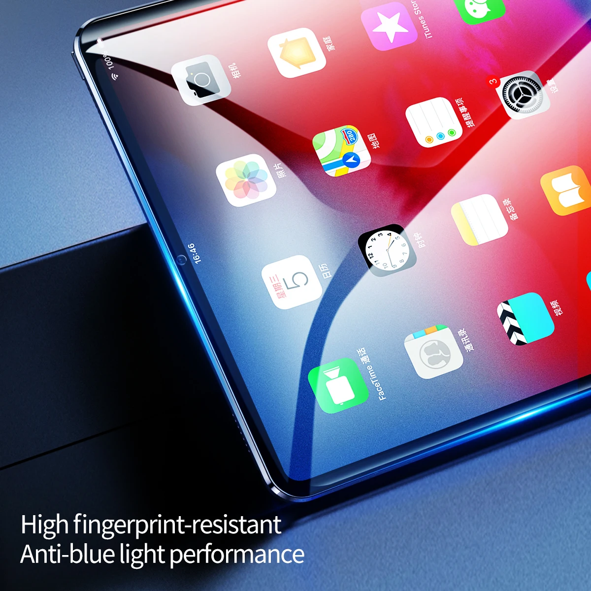 BASEUS Ultra Clear for i Pad Pro12.9 Screen Protector Full Coverage Anti-blue Tempered Glass Pro 2018 11 | Мобильные телефоны и