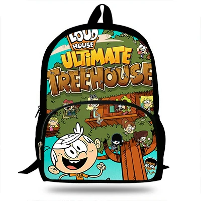 d8539 Детский рюкзак, школьные сумки, милый Mochila, громкий принт дома, рюкзак для мальчиков, классная сумка для книг, мультяшная сумка на плечо - Цвет: d8539