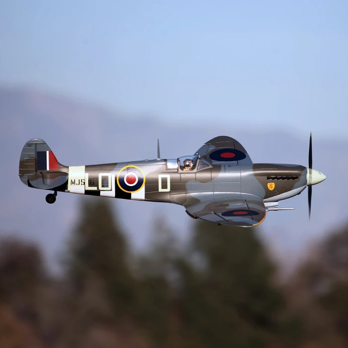 Модель радиоуправляемого самолета Freewing Flightline 1200 мм размах крыльев Spitfire PNP|rc