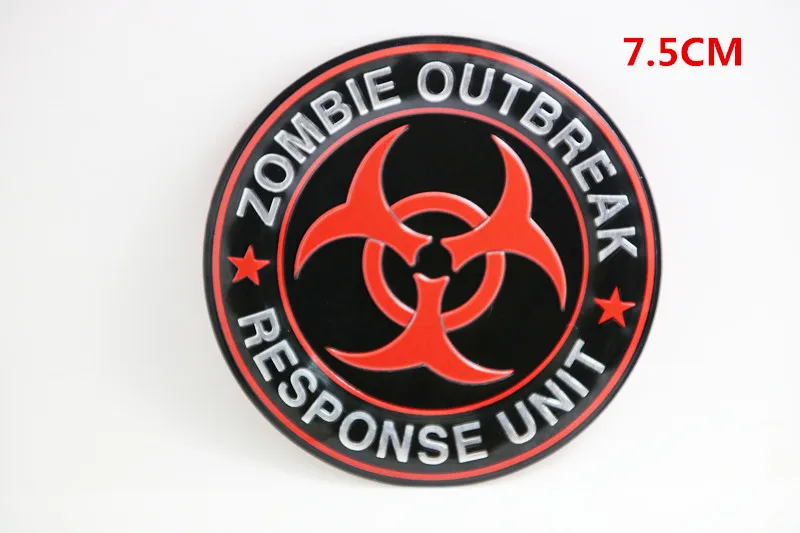 SUKO 3D Resident Evil Umbrella Corporation Стикеры Алюминий Сплав Надписи эмблемы для украшения