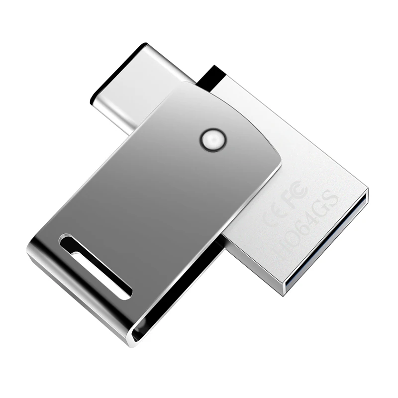 hp X5000M металлический OTG type-C USB 3,1 USB флэш-накопитель для смартфона/планшета/ПК 16 ГБ 32 ГБ 64 ГБ 128 ГБ Флешка диск на ключе