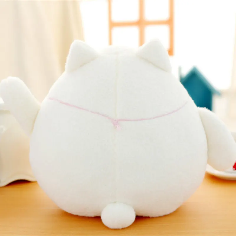 1pc 18cm Kawaii Fortune Cat Plush Toys Stuffed Lucky Panda With Bamboo Bag Animals Doll Car Decoration Gifts | Игрушки и хобби