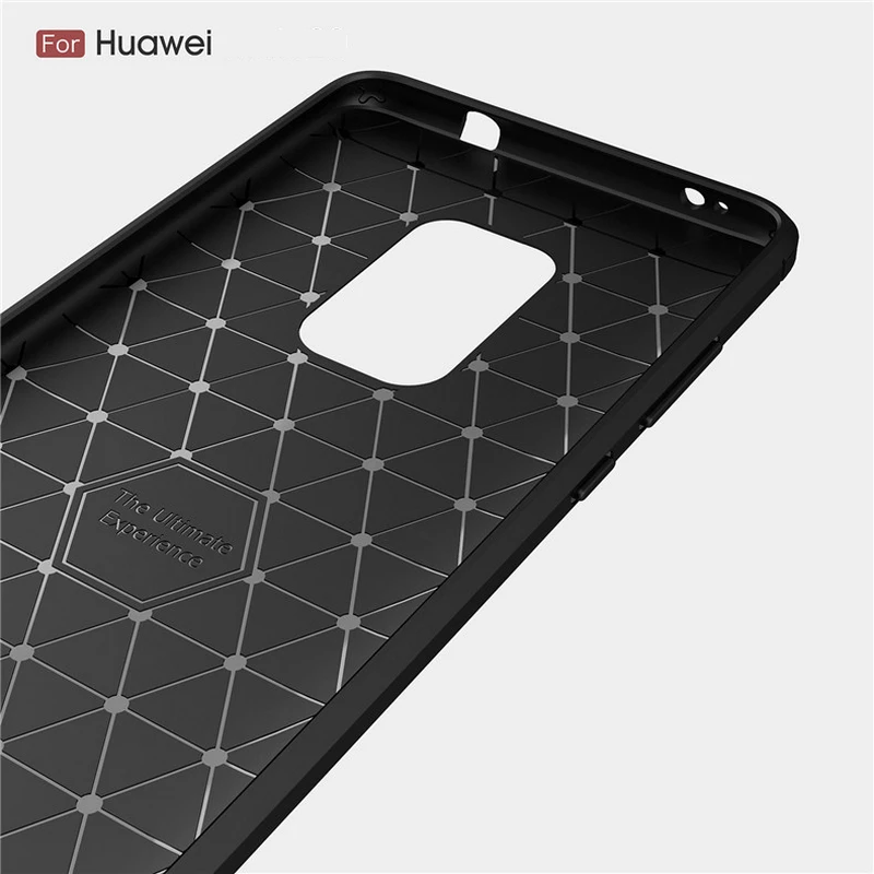 Brushed silicone soft phone case For Huawei Honor P8 P9 P10 P20 P30 lite Pro Nova 4 3E 2i P Smart+ Mate 9 10 20 Carbon Cover | Мобильные