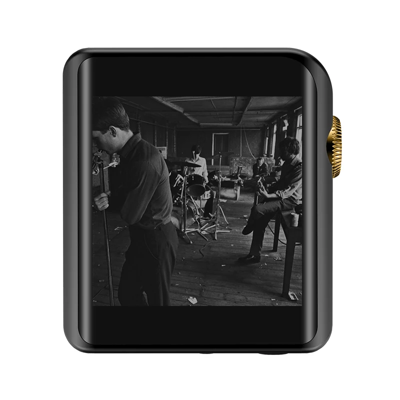 Shanling M0 Hi-Res портативный музыкальный плеер Bluetooth Сенсорный экран - Цвет: Black and gold