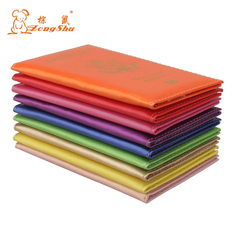 США Обложка для паспорта розовые конфеты цвет женщин Элегантный держатель бренд