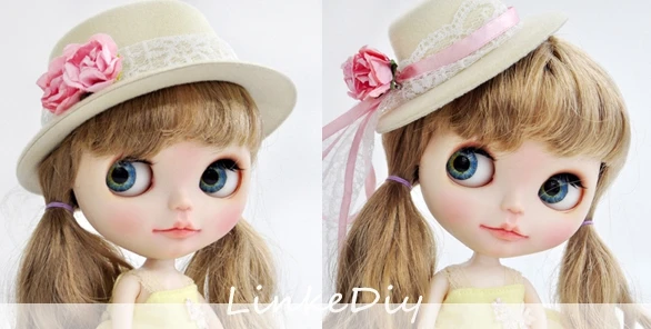 1/8 1/10 1/12 1/6 1/4 1/3 70 см Blythe aod dod msd yosd sd bjd кукла DIY фланелевая шляпа