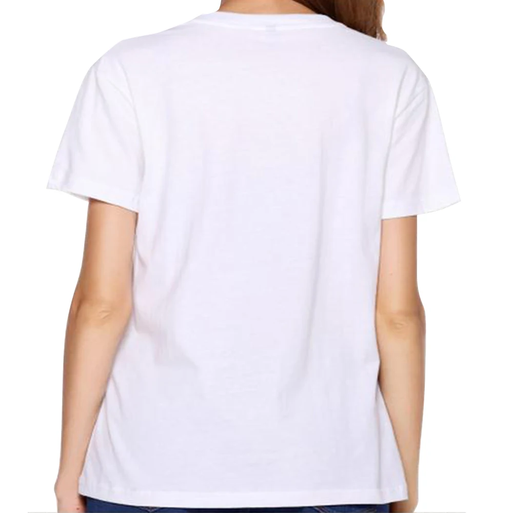 High Quality Owl And Flower T Shirts Women V Neck Short Sleeve t-shirt Cotton Euro Szie Hip Hop Personality Woman Tops Tee | Женская