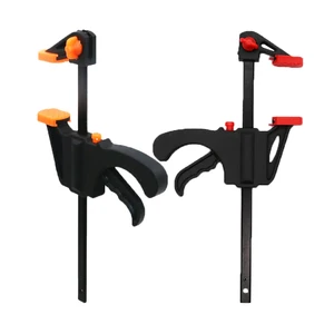 Высокоэффективный 4-дюймовый зажим для деревообработки, 1 шт., быстросъемный зажим с храповым механизмом, ручные инструменты сделай сам, случайный цвет