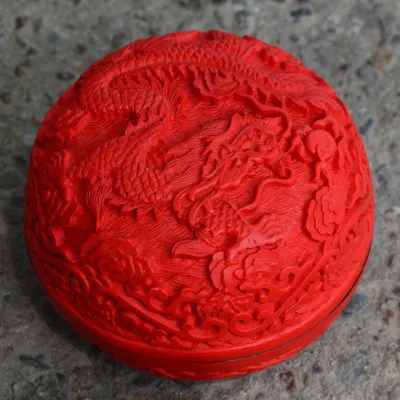 Изысканная Китайская традиционная технология красный лак Дракон благоприятная